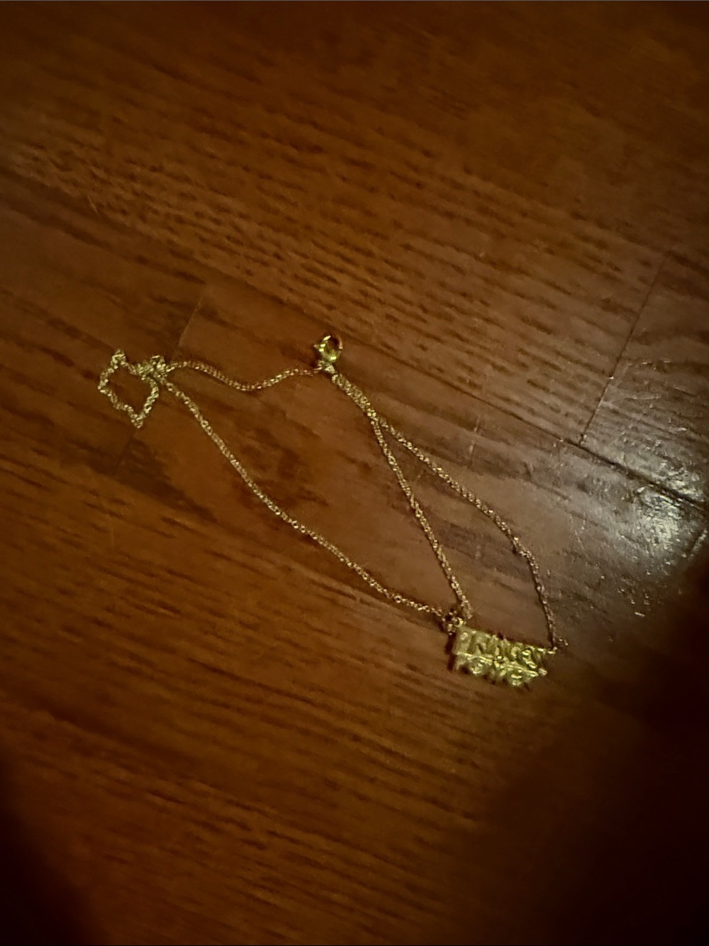 Delicate Gold-Tone Layered Nameplate Necklace she-ra han cholo